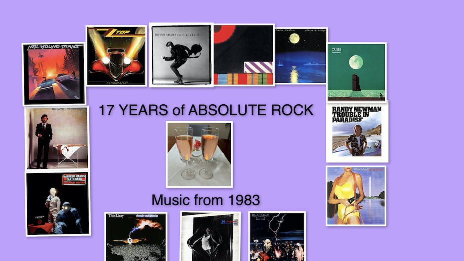 “ABSOLUTE ROCK - The Classic Rock Hour” - Nr. 885 – 17 YEARS OF ABSOLUTE ROCK: Music from 1983