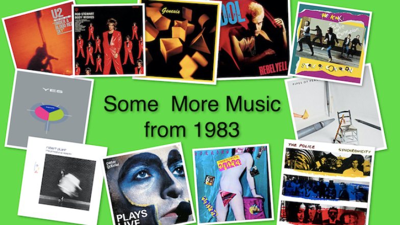 Bild zu: “ABSOLUTE ROCK - The Classic Rock Hour” - Nr. 887 – Some More Music from 1983