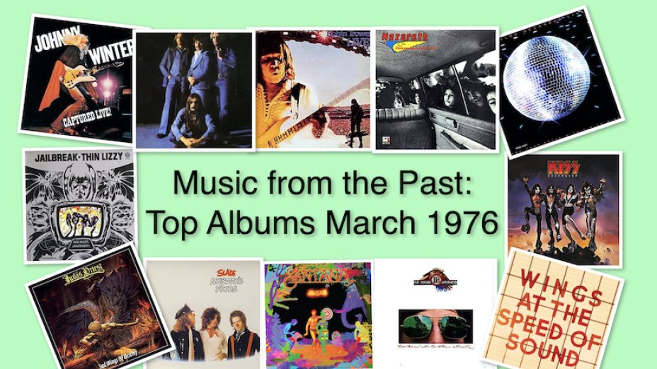 “ABSOLUTE ROCK - The Classic Rock Hour” - Nr. 889 – Music from the Past: Top Albums March 1976