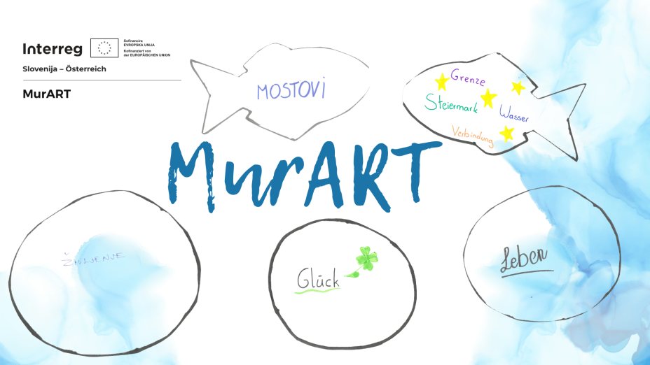 MurArt: projekt, ki je povezal učence iz obeh strani Mure I Ein Projekt, das Schüler von beiden Seiten der Mur zusammengebracht hat