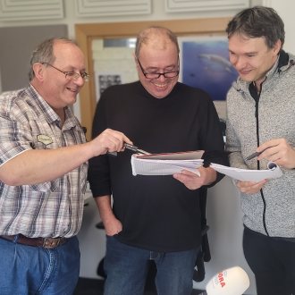 vl.: Thomas Riegler, Herb Leitner und Michael Gurtowsky (c) AGORA/Eherer 