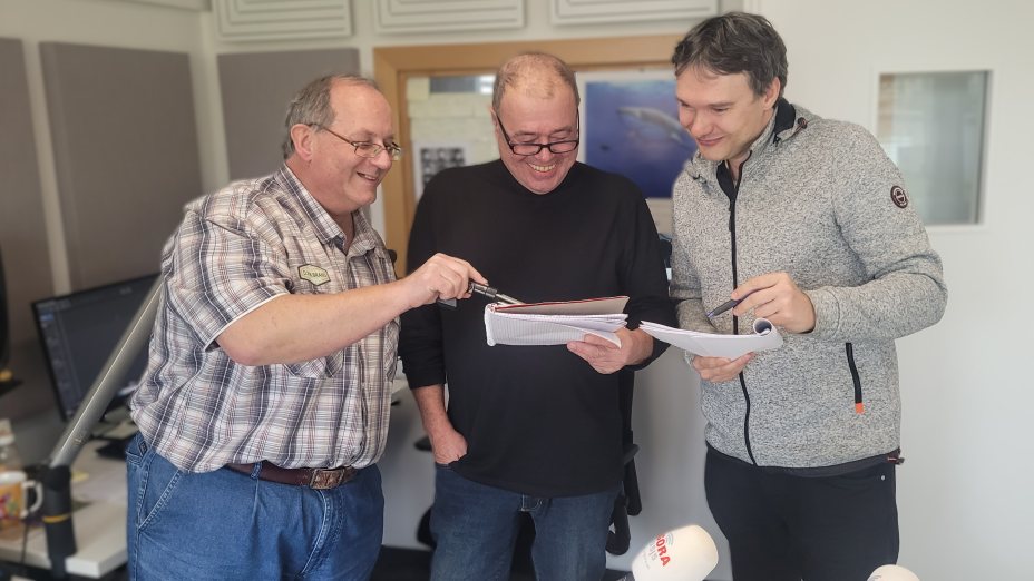 vl.: Thomas Riegler, Herb Leitner und Michael Gurtowsky (c) AGORA/Eherer 