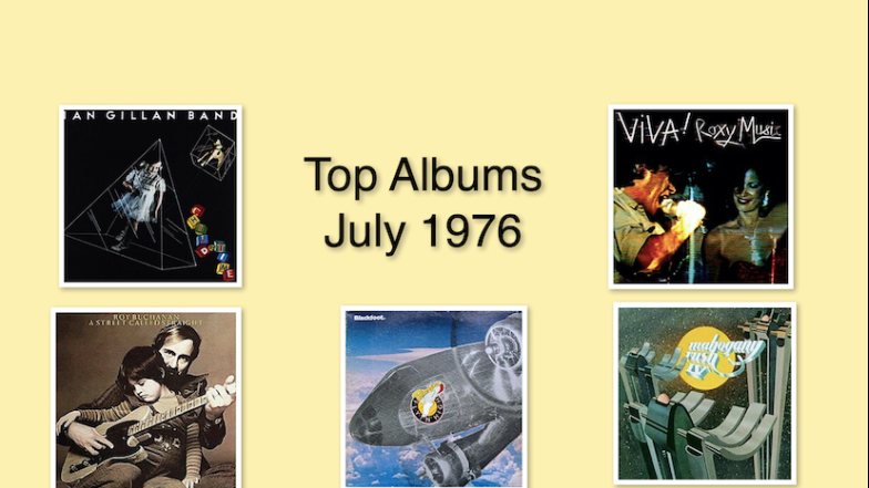 Bild zu: “ABSOLUTE ROCK - The Classic Rock Hour” - Nr. 906 – Top Albums July 1976