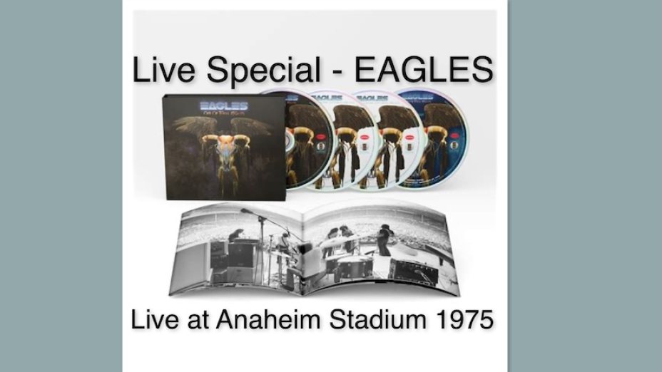 “ABSOLUTE ROCK - The Classic Rock Hour” - Nr. 911 – Live Special:&nbsp; EAGLES – Live at the Anaheim Stadium 1975 