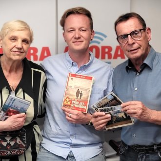Foto v.l.n.r.: Ljubow Sirota, Alexander Kleinberger, Heinz Pichler / (c) Claudia Eherer-Agora