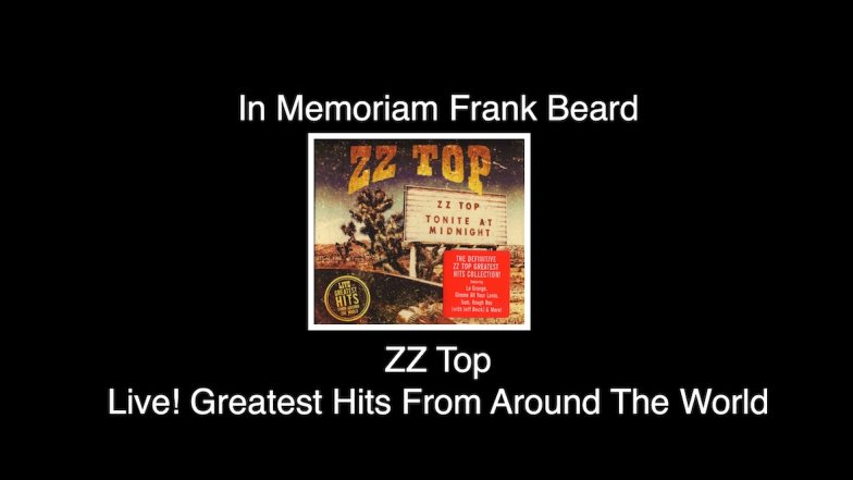 Bild zu: “ABSOLUTE  ROCK - The Classic Rock Hour” - Nr. 913 – In Memoriam Frank Beard: ZZ Top -&nbsp; Live! Greatest Hits From Around The World