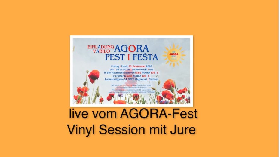 “ABSOLUTE ROCK - The Classic Rock Hour” - Nr. 917 – a.) Live vom AGORA-Fest: Viynl-Session mit Jure 