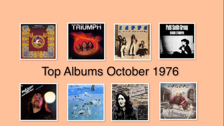 Bild zu: “ABSOLUTE ROCK - The Classic Rock Hour” - Nr. 920 – Top Albums October 1976