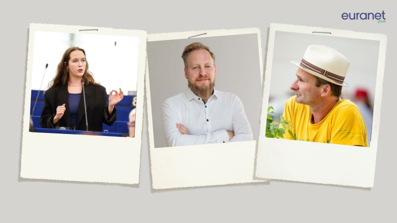 v.l.n.r.: Lena Schilling (c) EU, Gregor Schamschula (c) Konstantin Kraus, Christian Salmhofer (c) G&uuml;nter Krammer