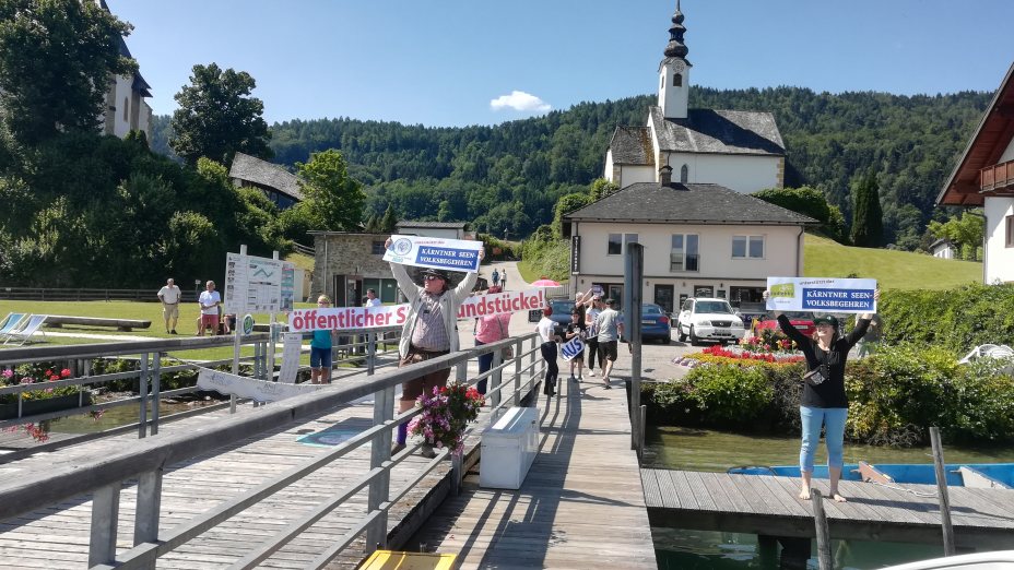 Kärntner Seenvolksbegehren – Ende der Kampanje I Konec kampanje proti pozidavi koroških jezerskih obal