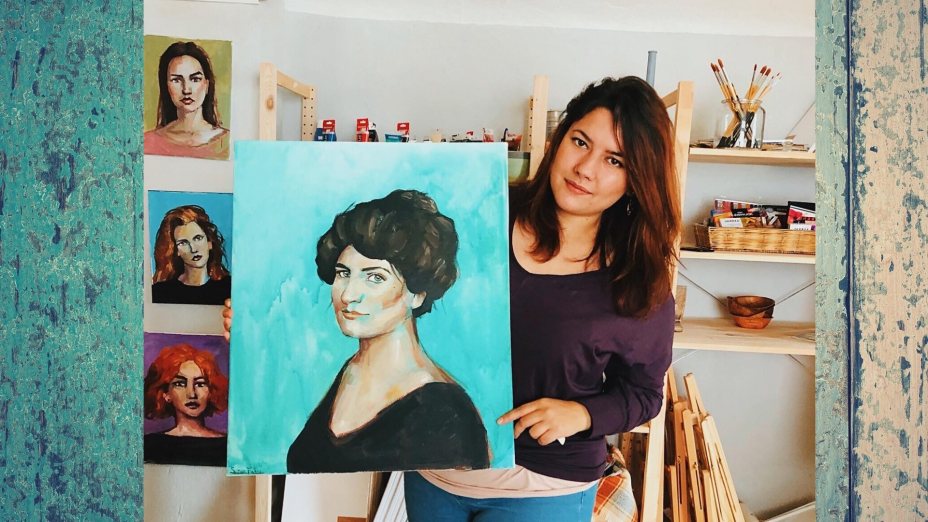 Suzan Fakia gibt Einblicke in ihr künstlerisches Schaffen.