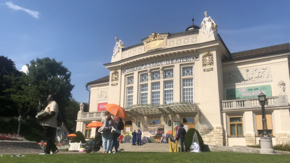 Der Verein Kärnten andas organisierte die Veranstaltung "Weltflüchtlingstag 2021 - Wochenende für Moria" in Klagenfurt