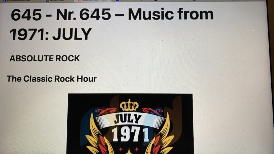 645 - Music from 1971 - JULY