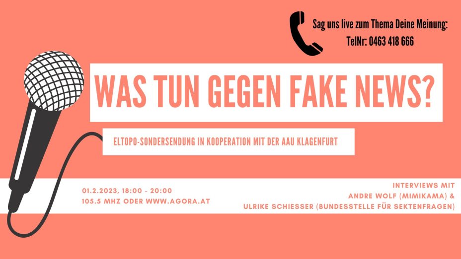 ElTopo Sondersendung: FakeNews - Was tun dagegen?