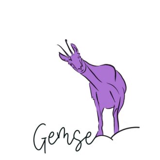 Logo von GemSe mit einer lila Gämse
