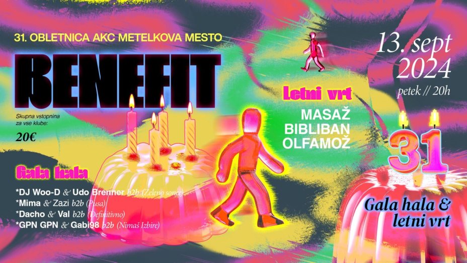 31. Obletnica AKC Metelkova mesto I 31. Jahrestag des AKC Metelkova mesto