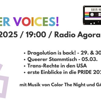 Bild zu:Termine, Pride-Infos und queere Musik