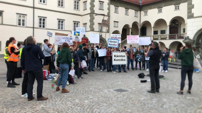 Bild zu: Poziv na demonstracijo manjšin I  Gemeinsam für Minderheitenrechte: Aufruf zur Demo