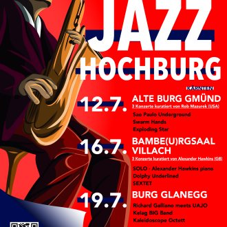 Bild zu:Jazzhochburg Kärnten 25 >> eine Vorschau auf die Konzerte in Villach