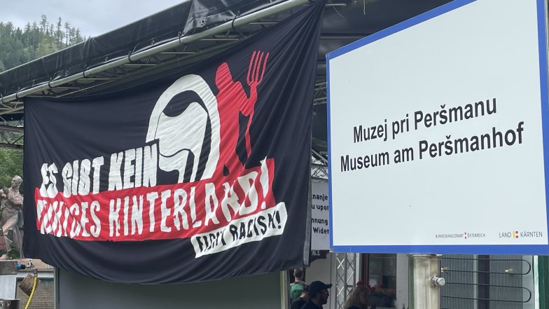 Bild zu: Policijska racija na peršmanovi domačiji