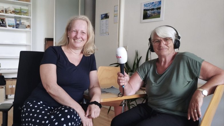 Monika Gschwandner-Elkins mit Ulrike Rainer