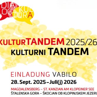 Bild zu:**AGORA Live** Kulturni tandem I Kulturtandem 2025/26