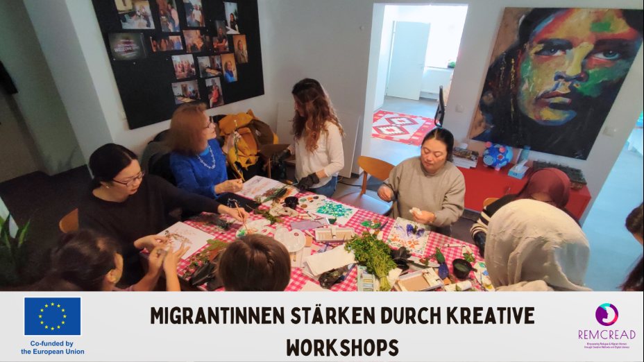 Kreative Workshops für Migrantinnen und geflüchtete Frauen
