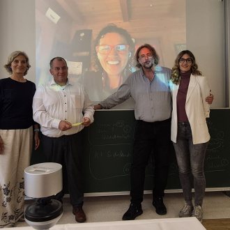 Von rechts nach links: Cornelia Stefan, Walter Wratschko, Sabine Singer, Steffen Ge&szlig;ner, Ilse Ennsfellner