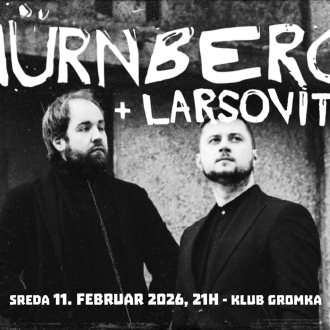 Bild zu:Post-punk duo Nürnberg v Ljubljani I Post‑Punk‑Duo Nürnberg in Ljubljana