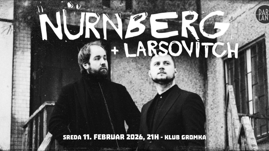 Post-punk duo Nürnberg v Ljubljani I Post‑Punk‑Duo Nürnberg in Ljubljana